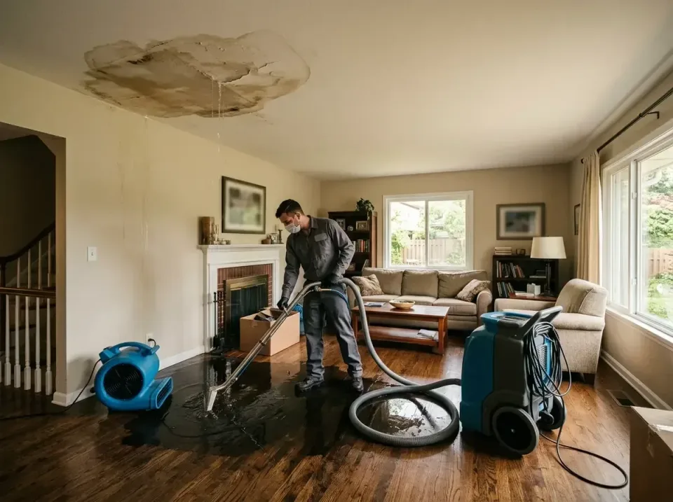 attic-pipe-burst-ceiling-drip-008 — frequently asked questions, Water Damage Restoration & Carpet Care in Fond du Lac, WI